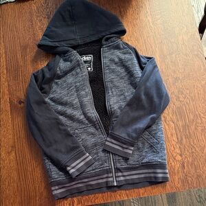 Urban Republic Charcoal and Black Kids Hoodie